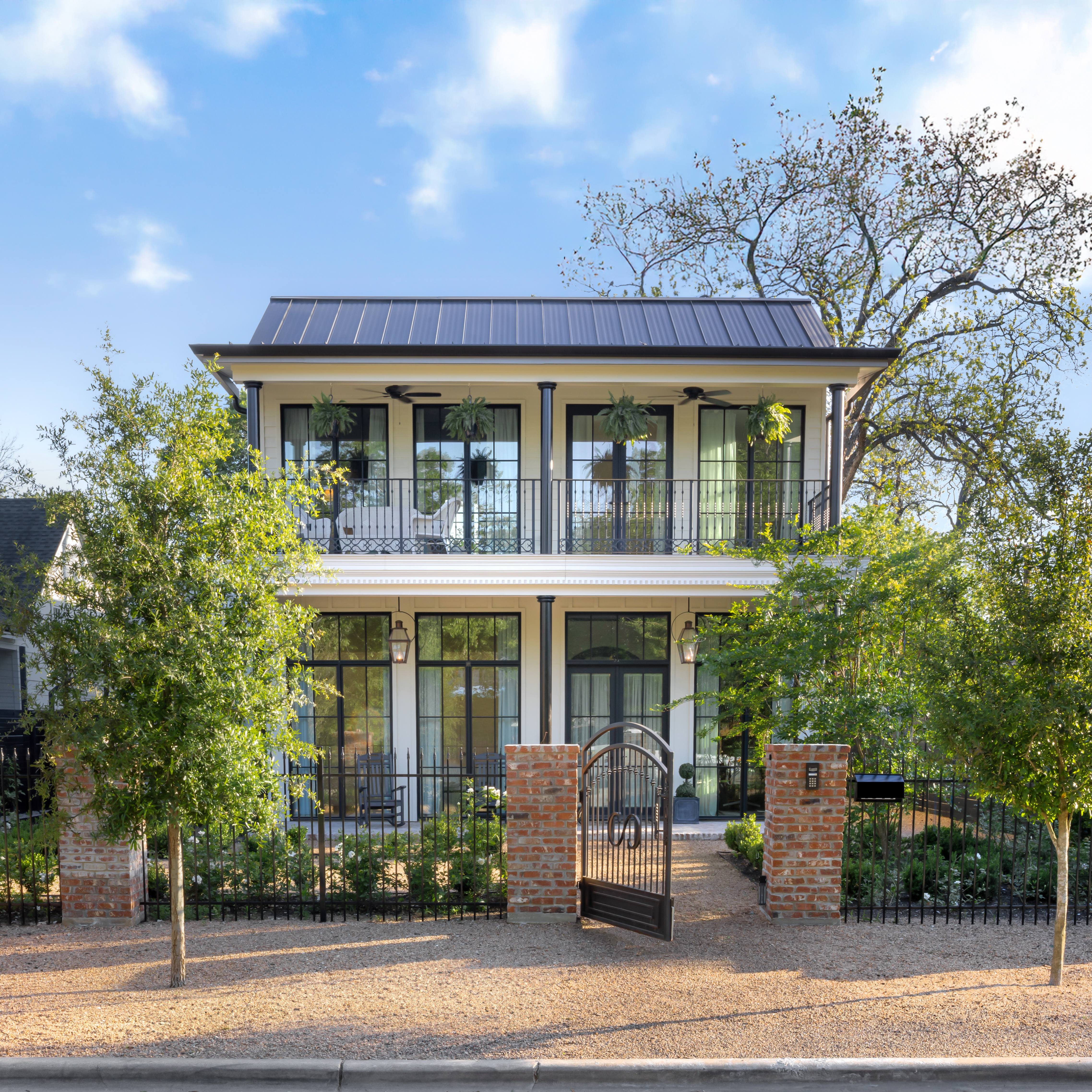 Elegant exterior of Château Chloé at dusk